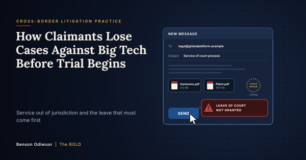 How Claimants Lose Cases Against Big Tech Before Trial Begins